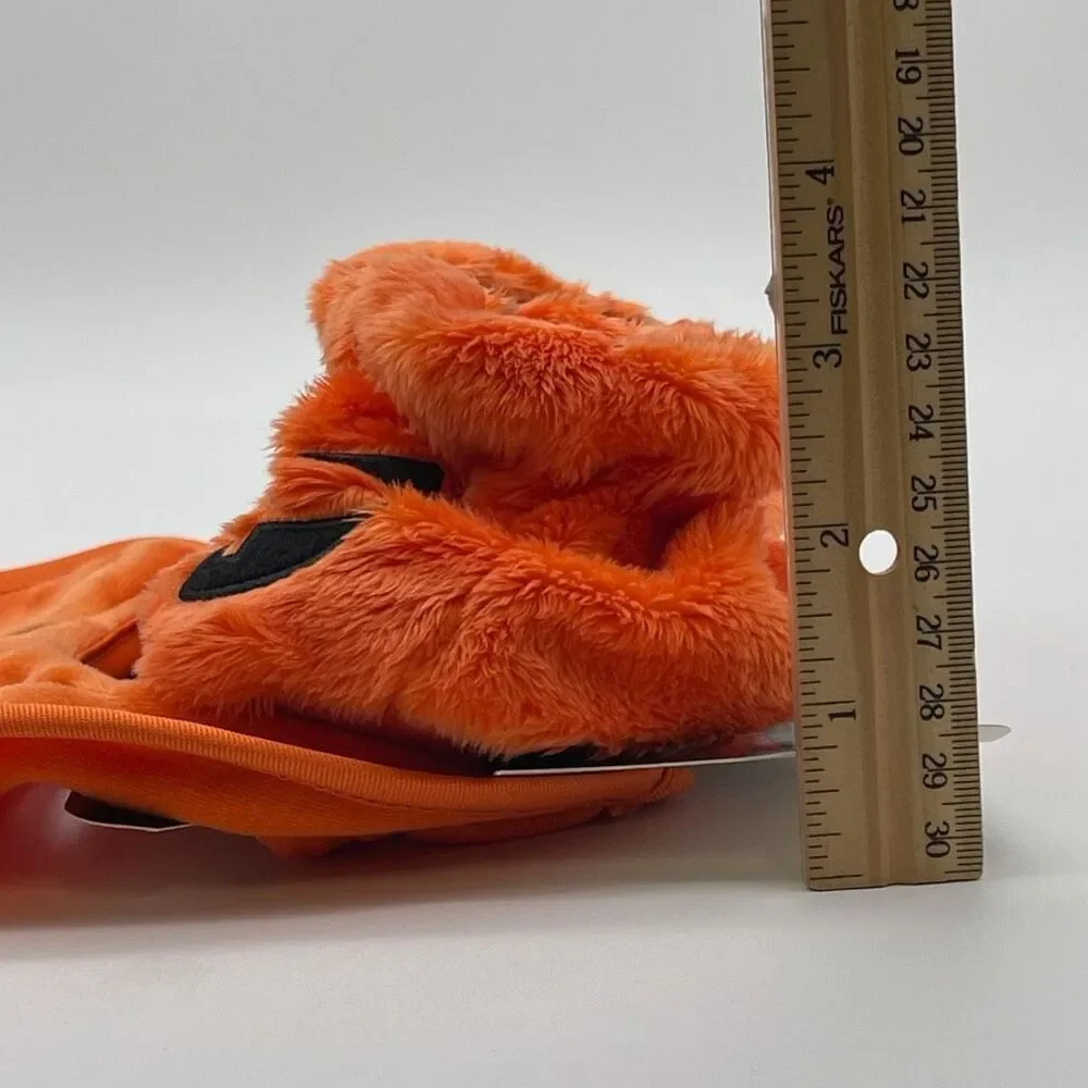NWT Halloween Pumpkin Baby Bib & Booties Set Orange Black‎ Jack-o-Lantern Gift